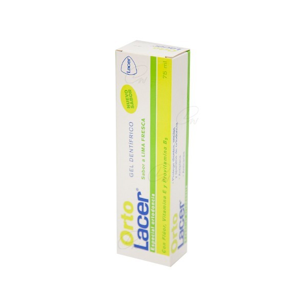 ORTOLACER GEL DENTIFRICO  75 ML LIMA FRESCA