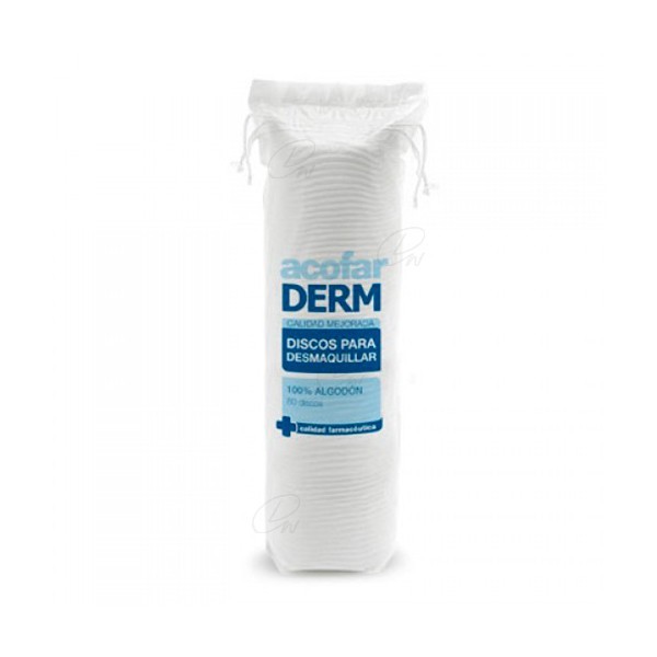 ACOFARDERM DISCOS PARA DESMAQUILLAR 80 DISCOS