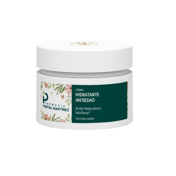 CREMA HIDRATANTE ANTIEDAD  ÁCIDO HIALURÓNICO textura Ligera.