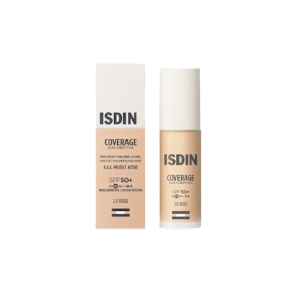 ISDIN Coverage SPF 50+ 2.0 BEIGe 30 g | Maquillaje con...
