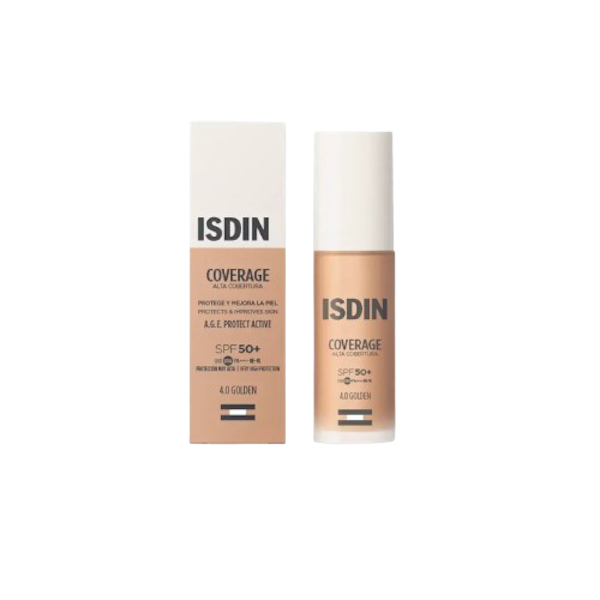 ISDIN Coverage SPF 50+ 4.0 Golden 30 g | Maquillaje con...