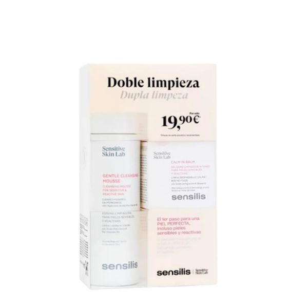 PACK Doble LimpiezaSensilis Gentle Cleansing Mousse 200ml...