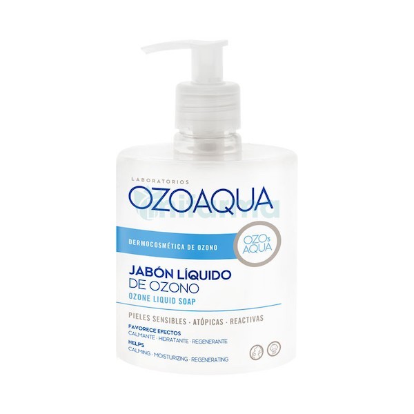 OZOAQUA JABON LIQUIDO MANOS Y CUERPO OZONO 250 ML