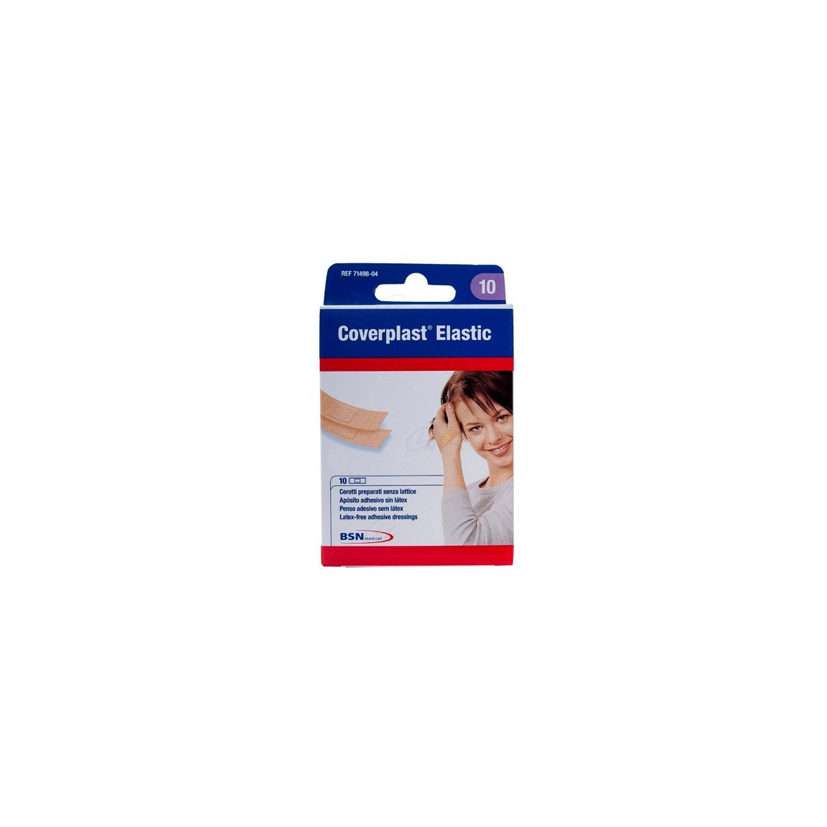 COVERPLAST ELASTIC 25  X 76 MM 10 STRIPS