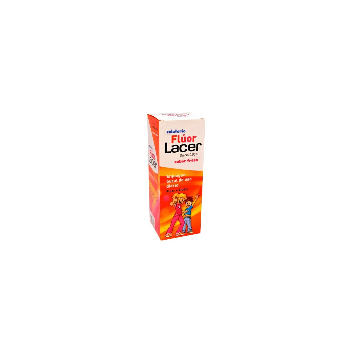 LACER COLUTORIO FLUOR DIARIO 005  FRESA 500 ML