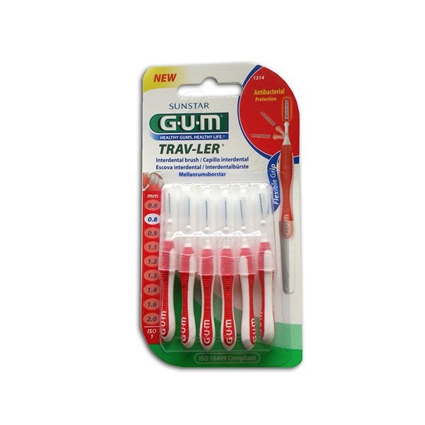 CEPILLO INTERDENTAL 08 MM 6 UNIDADES