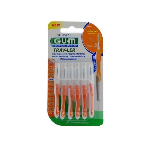 CEPILLO INTERDENTAL VIAJE ULTRAFINO 09 MM CILINDRICO 6U