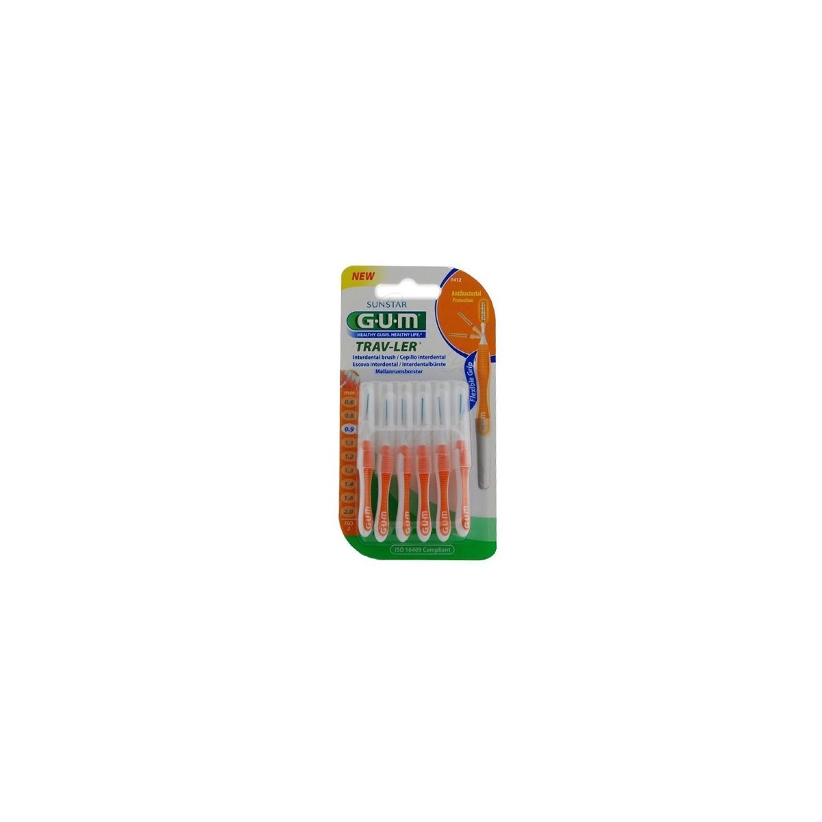 CEPILLO INTERDENTAL VIAJE ULTRAFINO 09 MM...
