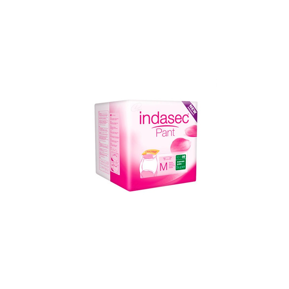INDASEC PANT SUPER ABSORB DIA T MEDIA 10 UDS