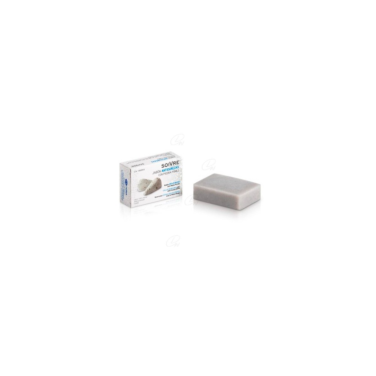 SOIVRE JABON ANTIDUREZAS CON PIEDRA POMEZ 125 G