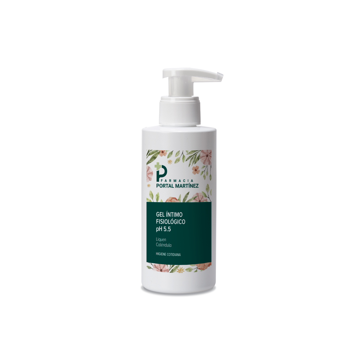 GEL ÍNTIMO FISIOLÓGICO PH 55  LÍQUEN Y CALÉNDULA