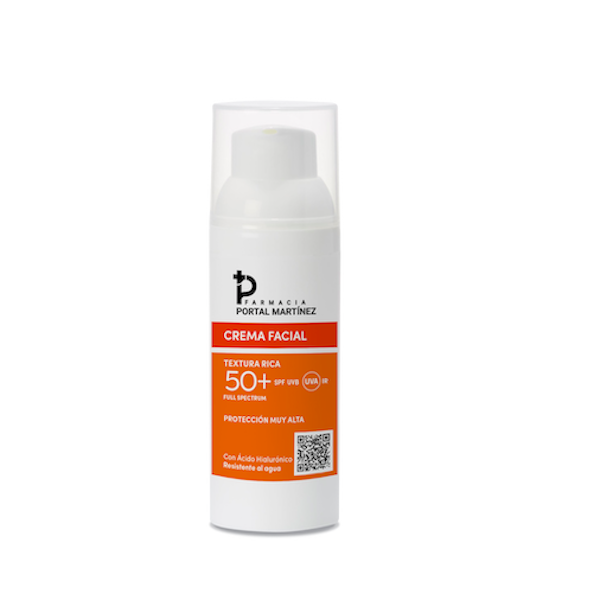 CREMA FACIAL SPF 50 TEXTURA RICA