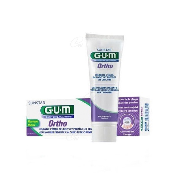GUM ORTHO GEL DENTIFRICO 75 ML