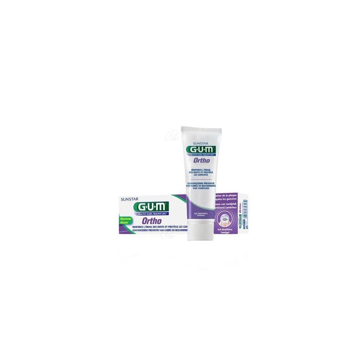 GUM ORTHO GEL DENTIFRICO 75 ML